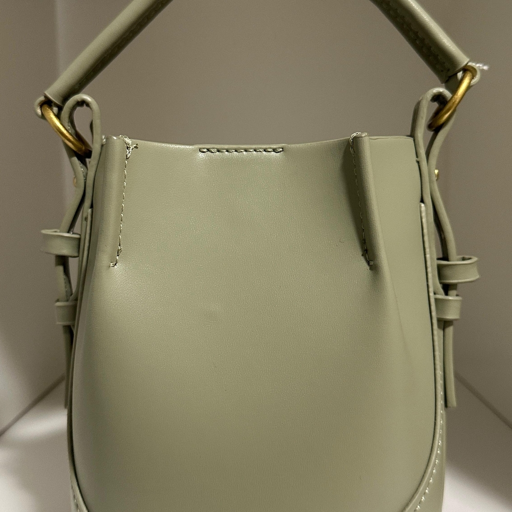 Zara Sage Green Shoulder Bag